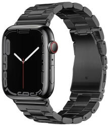 Apple Watch 1-6, SE, SE (2022) (42 / 44 mm) / Watch 7-8 (45 mm) / Watch Ultra (49 mm), fém pótszíj, Hoco WA10, fekete - tok-shop