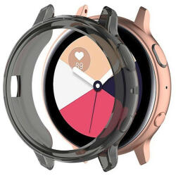 Samsung Galaxy Watch Active 2 (40 mm) SM-R830 / R835, Szilikon védőkeret, szíj nélkül, füst