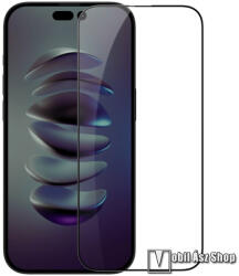 Nillkin Apple iPhone 15, NILLKIN AMAZING CP+PRO üvegfólia, 9H, 0, 2mmm, Full cover, Fekete