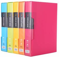 Deli Rio A4 80 zsebes feliratozható kemény borítós vegyes színű PP bemutatómappa (DEL05036) - tintasziget