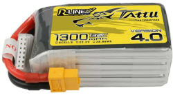 Tattu R-Line 4.0 1300mAh 22.2V 130C 6S1P XT60 akkumulátor - szalaialkatreszek