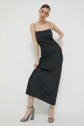Abercrombie & Fitch ruha fekete, maxi, testhezálló - fekete L - answear - 31 990 Ft