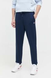 Tommy Hilfiger pamut melegítőnadrág sötétkék, sima - sötétkék M/32