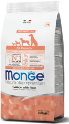 Monge Speciality Line 2, 5kg Puppy&Junior Lazac + Rizs Monoprotein (minden fajtának) - krizsopet