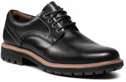 Clarks Pantofi Clarks Batcombe Hall 261275497 Black Leather Bărbați