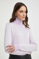 ANSWEAR pulóver könnyű, női, lila, garbónyakú - lila S/M - answear - 10 785 Ft
