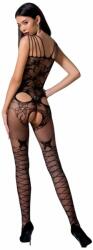 Passion Woman Bs076 harisnyaoverall - fekete