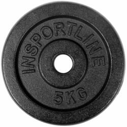 inSPORTline Öntöttvas súlyzótárcsa inSPORTline Castblack 5 kg 30 mm (744) - s1sport