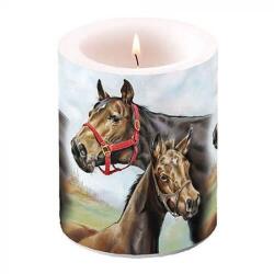 Ambiente Lovas átvilágítós gyertya - 12x10 cm - Horse Love (VR-19116370)