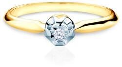 SAVICKI eljegyzési gyűrű: kétszínű arany és gyémánt - savicki - 187 420 Ft