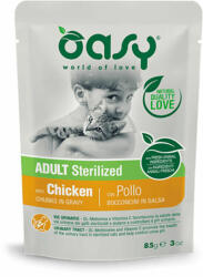 Oasy Oasy Cat Alutasak Chunks in Gravy Sterilised Csirke 85g