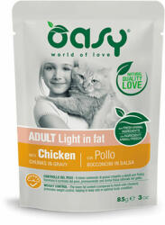 Oasy Oasy Cat Alutasak Chunks in Gravy Adult Light in Fat 12x85g
