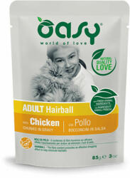 Oasy Oasy Cat Alutasak Chunks in Gravy Adult Hairball 12x85g