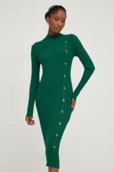 ANSWEAR ruha zöld, midi, testhezálló - zöld S/M - answear - 25 990 Ft