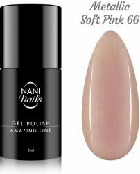 NANI Amazing Line gél lakk 5 ml - Metallic Soft Pink