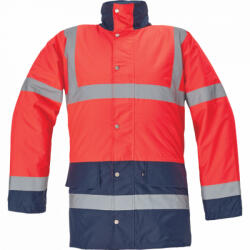 CERVA Sefton Kabát Hv Piros/Navy M (0301007322002)