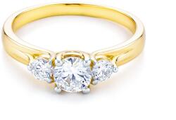 SAVICKI Inel de logodnă SAVICKI: aur bicolor, cu zirconiu - savicki - 4 534,00 RON