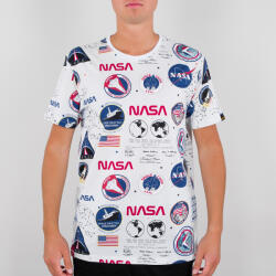 Alpha Industries NASA AOP T-shirt - white