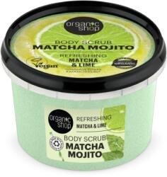 Organic Shop Bio Cukros testradír frissítő matcha-val és lime-mal 250 ml - gyogynovenysziget