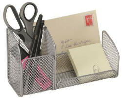 ALBA Asztali rendező, fémhálós, ALBA, ezüst (MESHTRI M) - bestoffice