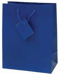 Creative Dísztasak CREATIVE Special Simple M 18x23x10 cm egyszínű kék zsinórfüles (71453) - papir-bolt