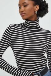 ANSWEAR pulóver könnyű, női, fekete, garbónyakú - fekete S/M - answear - 10 185 Ft
