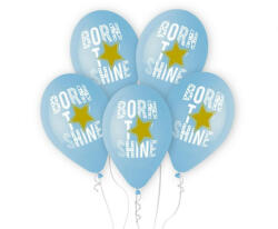 GoDan Born to Shine Blue léggömb, lufi 5 db-os 13 inch (33 cm) (MLG341454) - kidsfashion