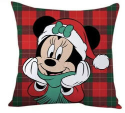 Aymax Disney Minnie és Mickey párna díszpárna karácsony 35x35cm (AYM073232)