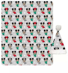 Disney Mickey, Minnie Noel polár takaró és sapka szett (AYM073126)