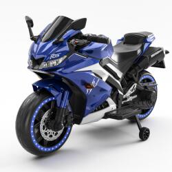 Hollicy Motocicleta electrica pentru 3-9 ani, Kinderauto TR15 SuperBike PREMIUM, culoare Albastru