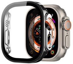 DUX DUCIS HAMO műanyag keret (BUMPER, közepesen ütésálló, fém hatás) FEKETE Apple Watch Ultra 49mm (GP-140459)
