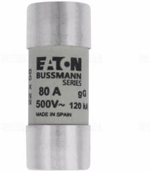 Eaton Hengeres betét 22x58mm, 500V AC, gG C22G80 Eaton (C22G80)