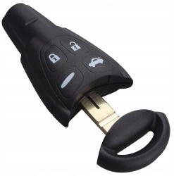 Saab kulcsház 4 gombos kulccsal középen mart kulcsszár (SA000002)