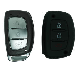 Hyundai 3 gombos smart kulcs szilikontok (SHY018)