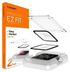 Spigen ProFlex EZ FIT Apple Watch 4/5/6 /SE 44mm hibrid üveg képernyővédő fólia