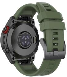 gigapack Pótszíj (egyedi méret, 22 mm, szilikon, állítható, QuickFit csatlakozás) SÖTÉTZÖLD Garmin Fenix 3, Garmin Fenix 7, Garmin Fenix 6, Garmin Fenix 6 Pro, Garmin Fenix 6 Pro Solar, Garmin Fenix (GP-149221