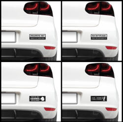 4 Decor Sticker auto - Morocanos (pachet)