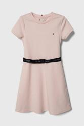 Tommy Hilfiger gyerek ruha rózsaszín, mini, harang alakú - rózsaszín 116