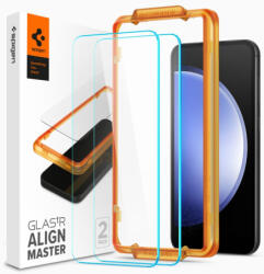 Spigen Alm Glass. Tr 2x sticla temperata pentru Samsung Galaxy S23 FE