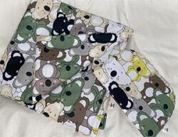 Plüss Kommandó Babaágynemű szett koala mintával