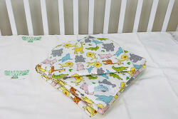 Plüss Kommandó Babaágynemű szett állatkertes mintával