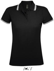 SOL'S SO00578 SOL'S PASADENA WOMEN - POLO SHIRT (so00578bl/wh-xl)