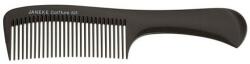 Janeke Pieptene de păr cu mâner din titan, negru - Janeke 825 Titanium Range Comb
