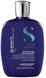ALFAPARF Milano Șampon pentru păr brun și închis - AlfaParf Milano Semi Di Lino Brunette Anti-Orange Low Shampoo 250 ml