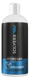 Solverx Șampon-gel de duș 2 în 1 pentru bărbați - Solverx Hydro Men 2In1 400 ml