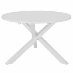 vidaXL fehér MDF étkezőasztal 120 x 75 cm (247632) - balena