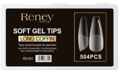 Reney Cosmetics Tipsuri pentru unghii, acril, transparent, 504 buc. - Reney Cosmetics RX-181 504 buc