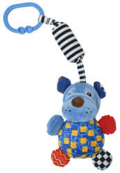Lorelli Toys Campanula plüss babakocsi játék - kék kutya (50681)