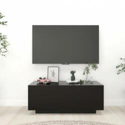 vidaXL fekete forgácslap TV-szekrény 100 x 35 x 40 cm (804437)