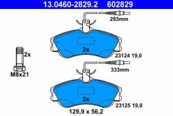 ATE 13.0460-2829.2 Set placute frana, frana disc